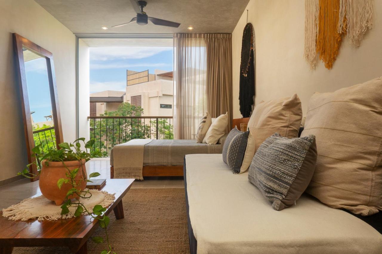 Private Pool And Roof Top For 3 In La Veleta Тулум Екстер'єр фото